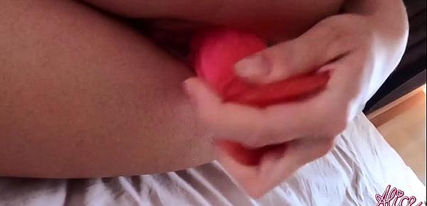  Cute Babe Masturbate Pussy and Squirt Orgasm after College